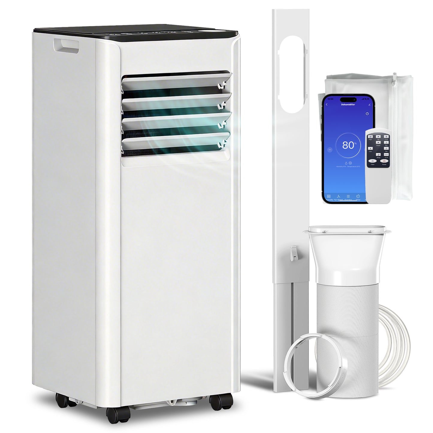 Portable Air Conditioner 5000 BTU, 4-in-1 Air Conditioning Unit
