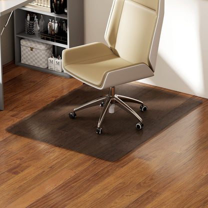 Home Office Hard Floor Protector Chair Mat Non Slip Frosted, Black