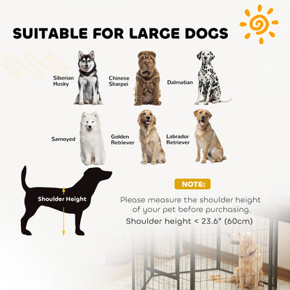 Dog Crate Furniture with Anti-Chew Resistant Mesh for XL Dogs