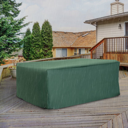 245x165x55cm UV Rain Protective Cover For Garden Patio Wicker Rattan