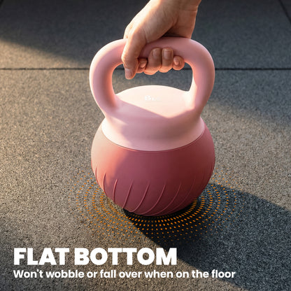 Soft Kettlebell, 8kg Kettle Bell with Anti-Slip Grip for Home Gym