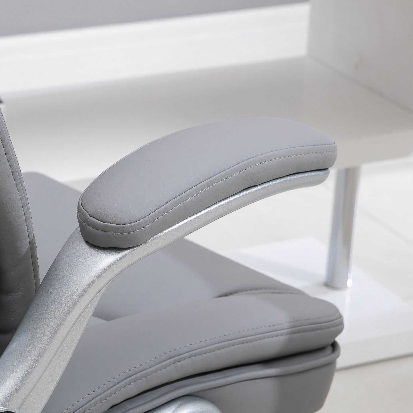 High Back Executive Office Chair Home Swivel PU Leather