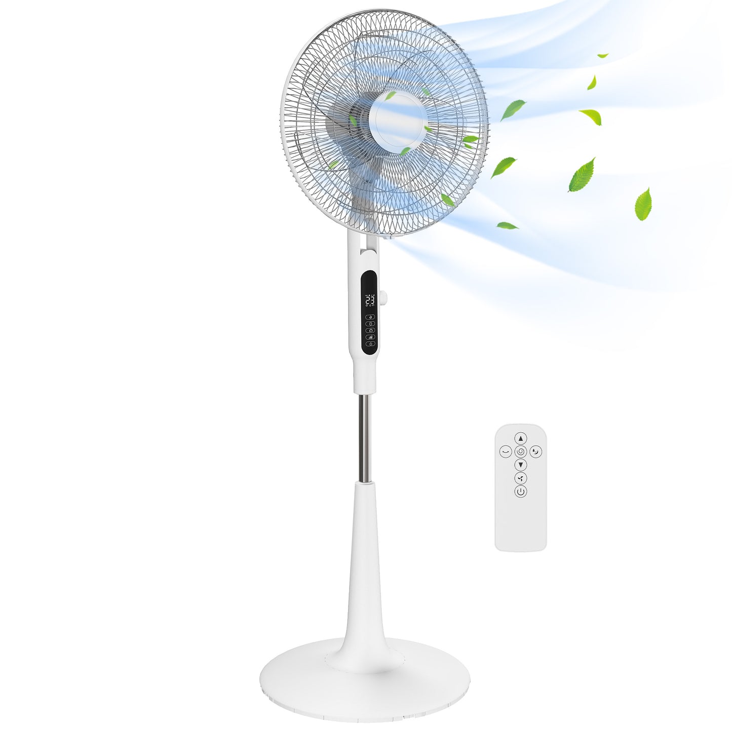Standing Fan with 75 Degree Oscillation Mosquito Repellent Function