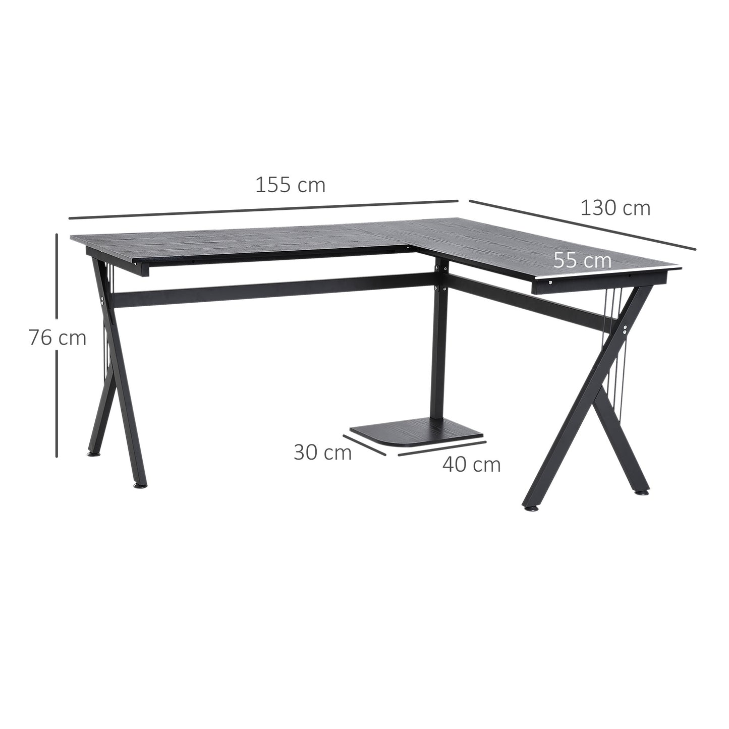 L-shape Computer Desk