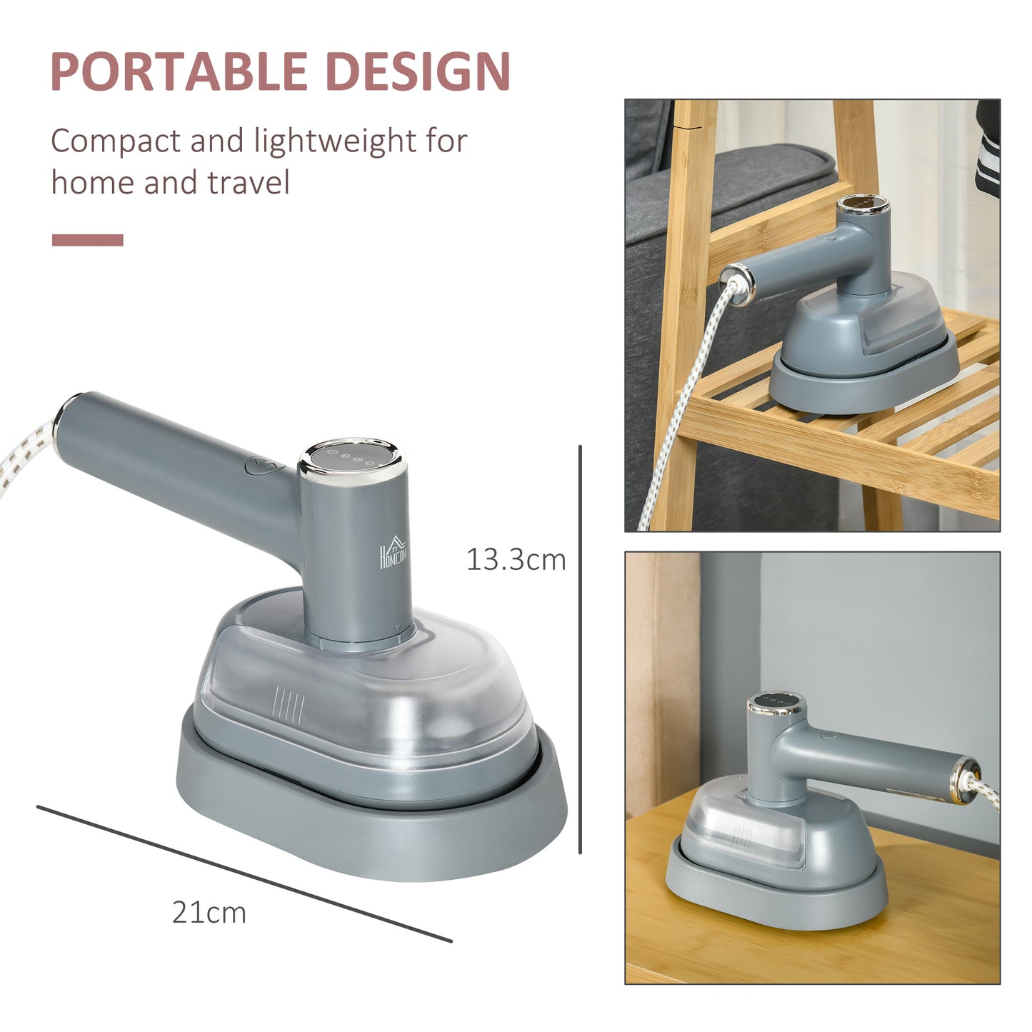 Steamer for Clothes 1200W Handheld Garment Steamer for Travel and Home
