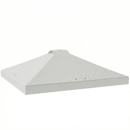 Gazebo Roof Replacement UV50+ Waterproof 3x3(m) White
