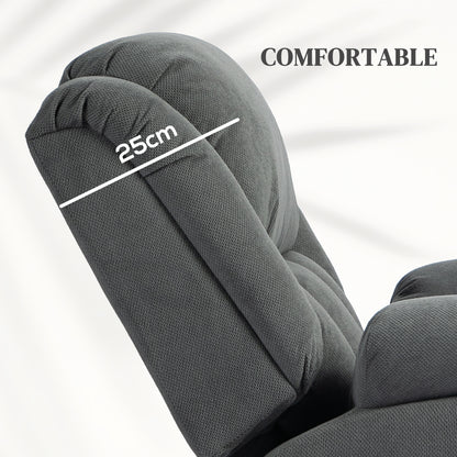 Power Lift Recliner Chair, Reclining Chair with Massage, Grey