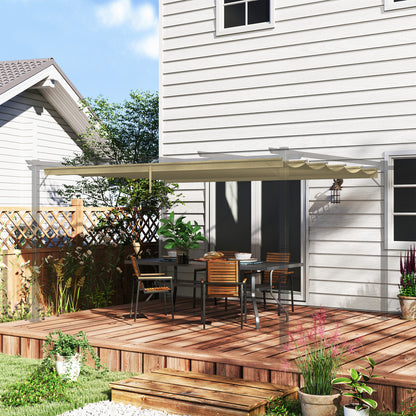 Pergola Shade Cover Replacement Canopy for 4 x 3(m) Pergola, Tan
