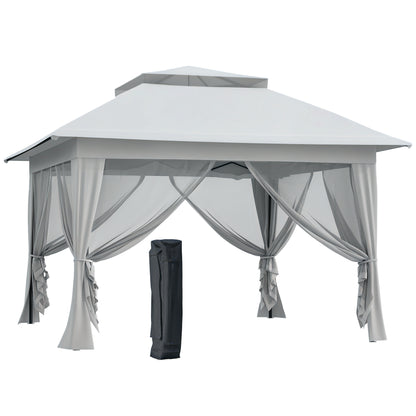 3.6 x 3.6m Pop-up Tent Gazebo Instant Canopy Steel w/ Bag