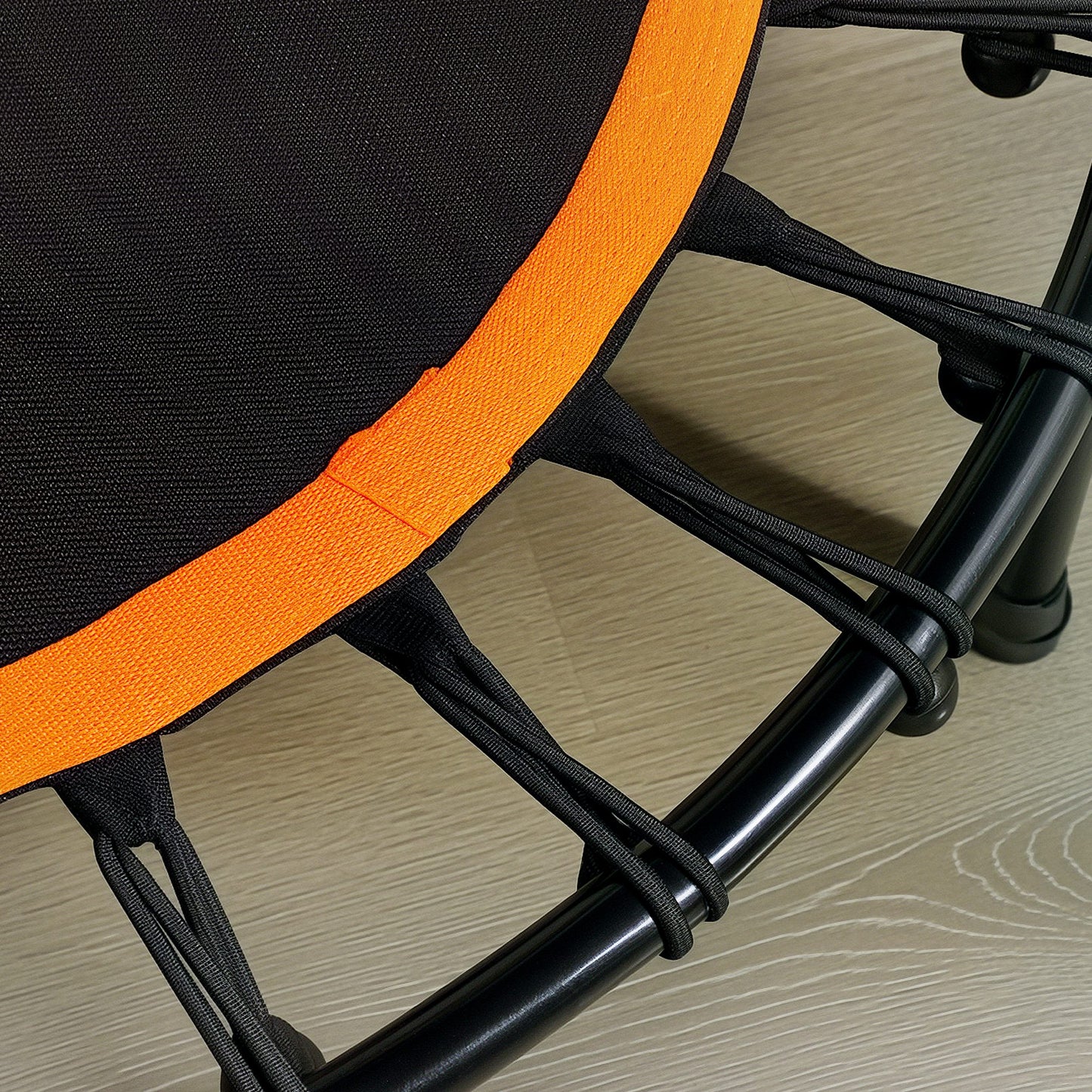 40'' Mini Trampoline Adult Rebounder Jumper w/ Handle Fitness Orange