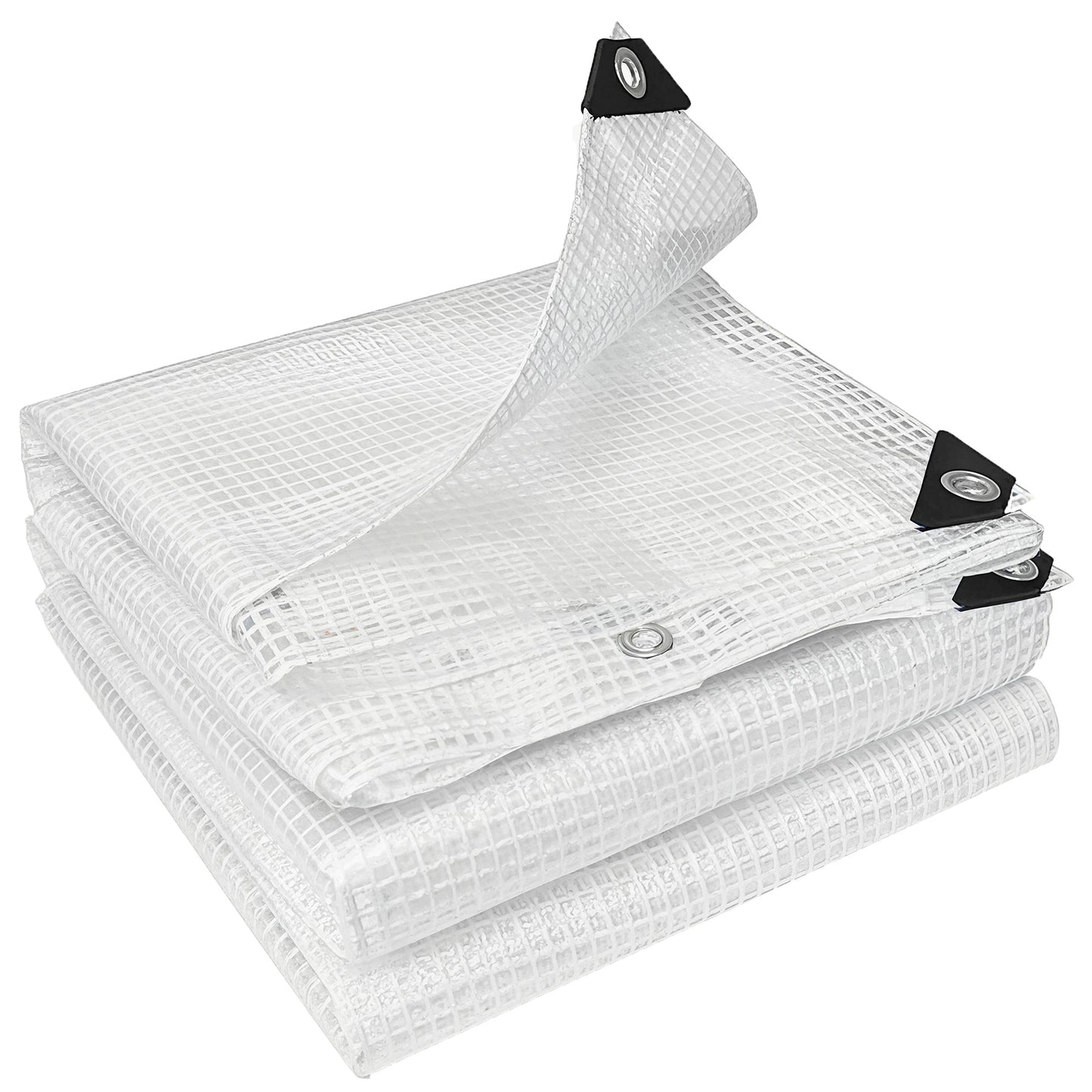 3 x 5m Waterproof Tarpaulin, 140GSM Tear-Resistant PE Tarp