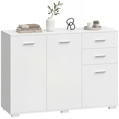Modern Sideboard Kitchen Storage Cabinet, White