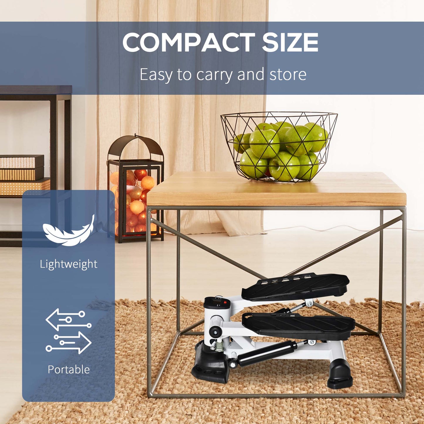 Portable Mini Stepper Step Machine for Home Gym Exercise Workout