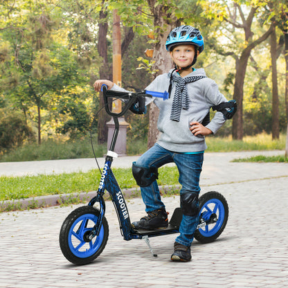 Kids Scooter with Adjustable Handlebar, Kick Scooter, Blue