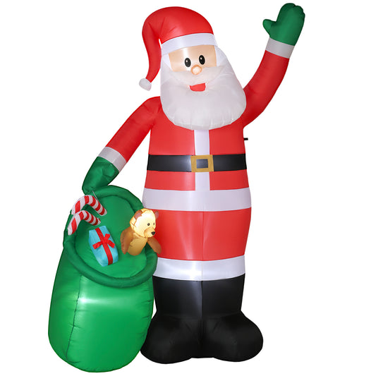 9ft Giant Christmas Blow Up Decoration with Built-in LED Lights