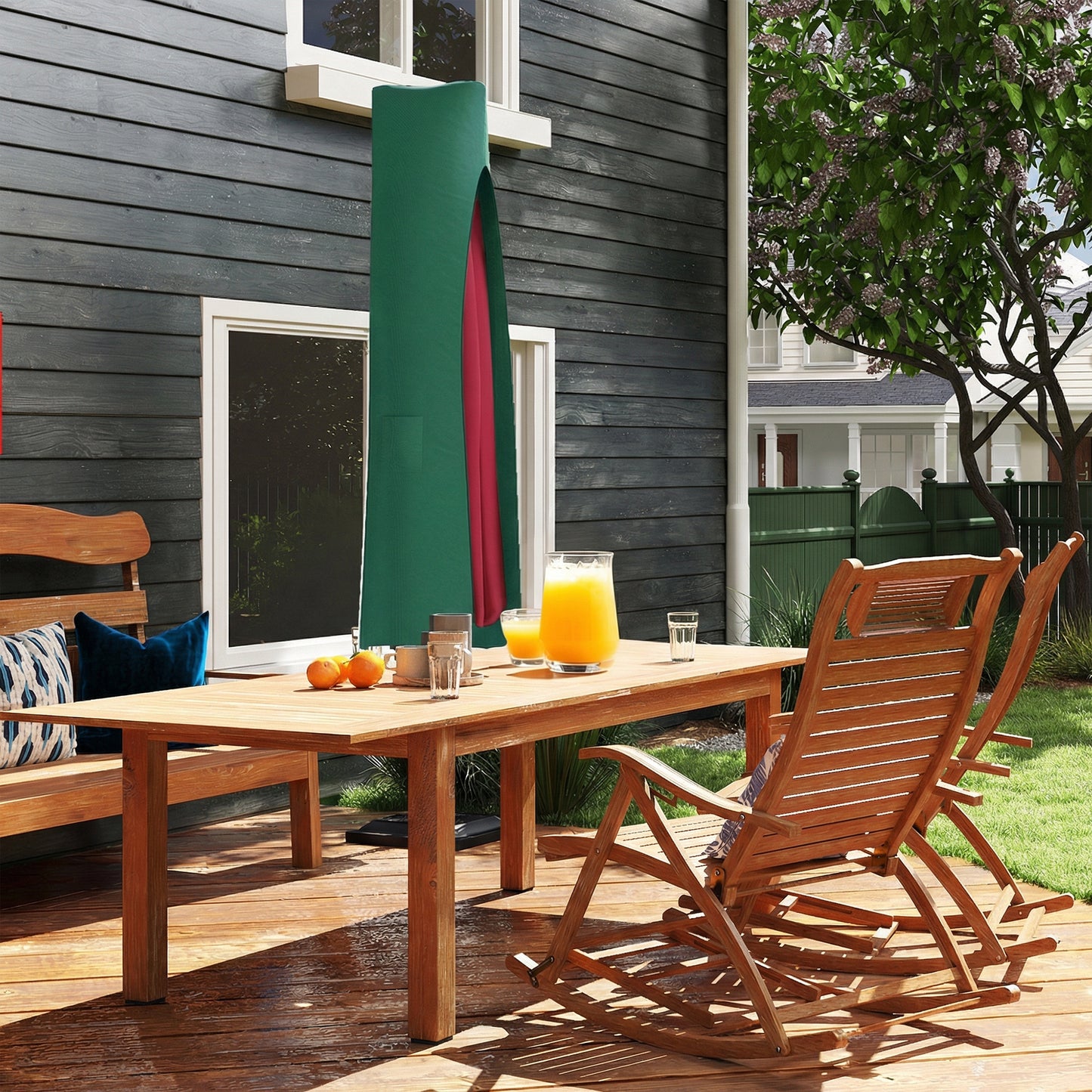 Garden Parasol Cover, Outdoor Cantilever Banana Umbrella Protector