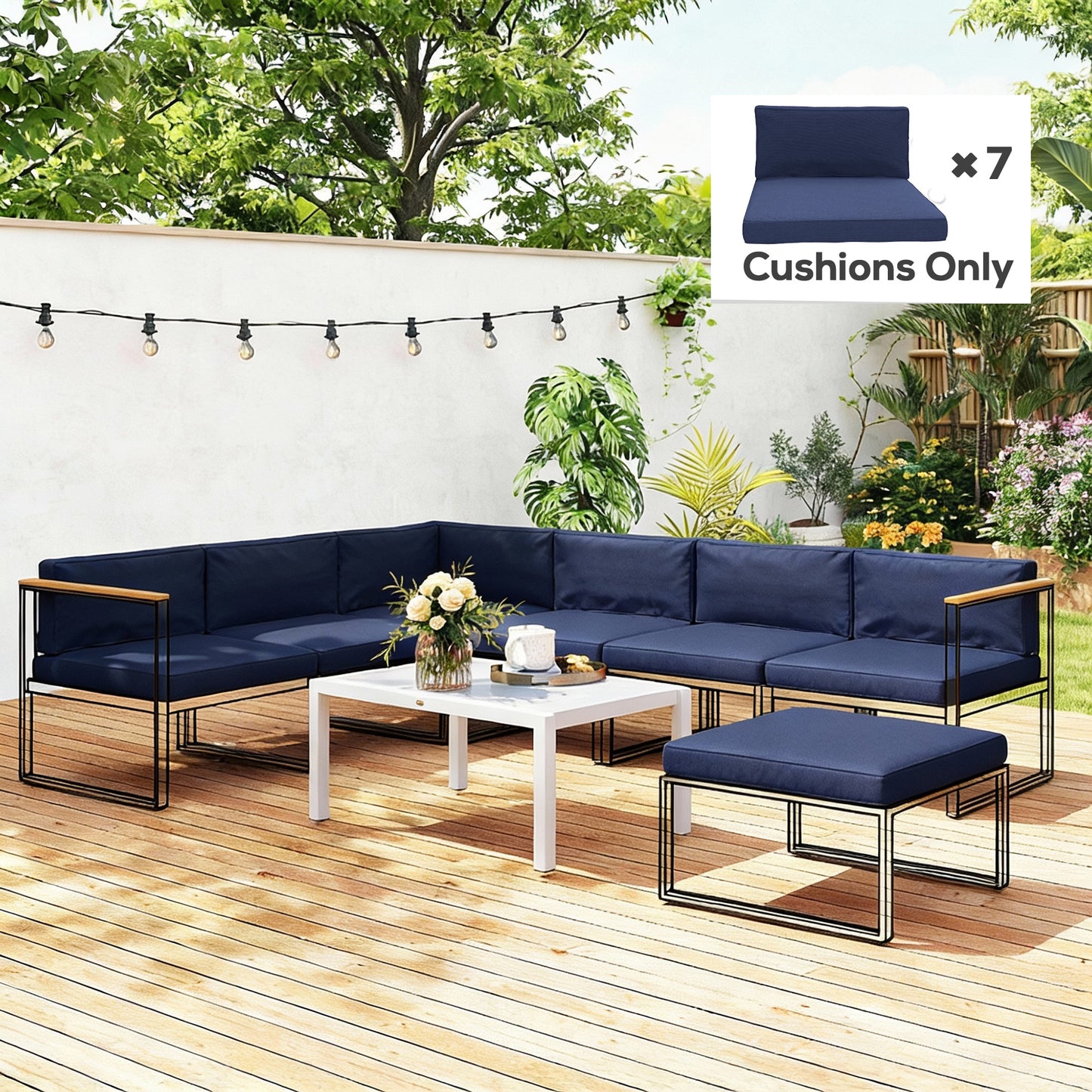 Replacement Cushions for Outdoor Furniture Garden Seat Cushion Pad