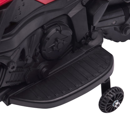 Kids 6V Electric Motorcycle Ride-On Toy Battery 18 - 48 months Red