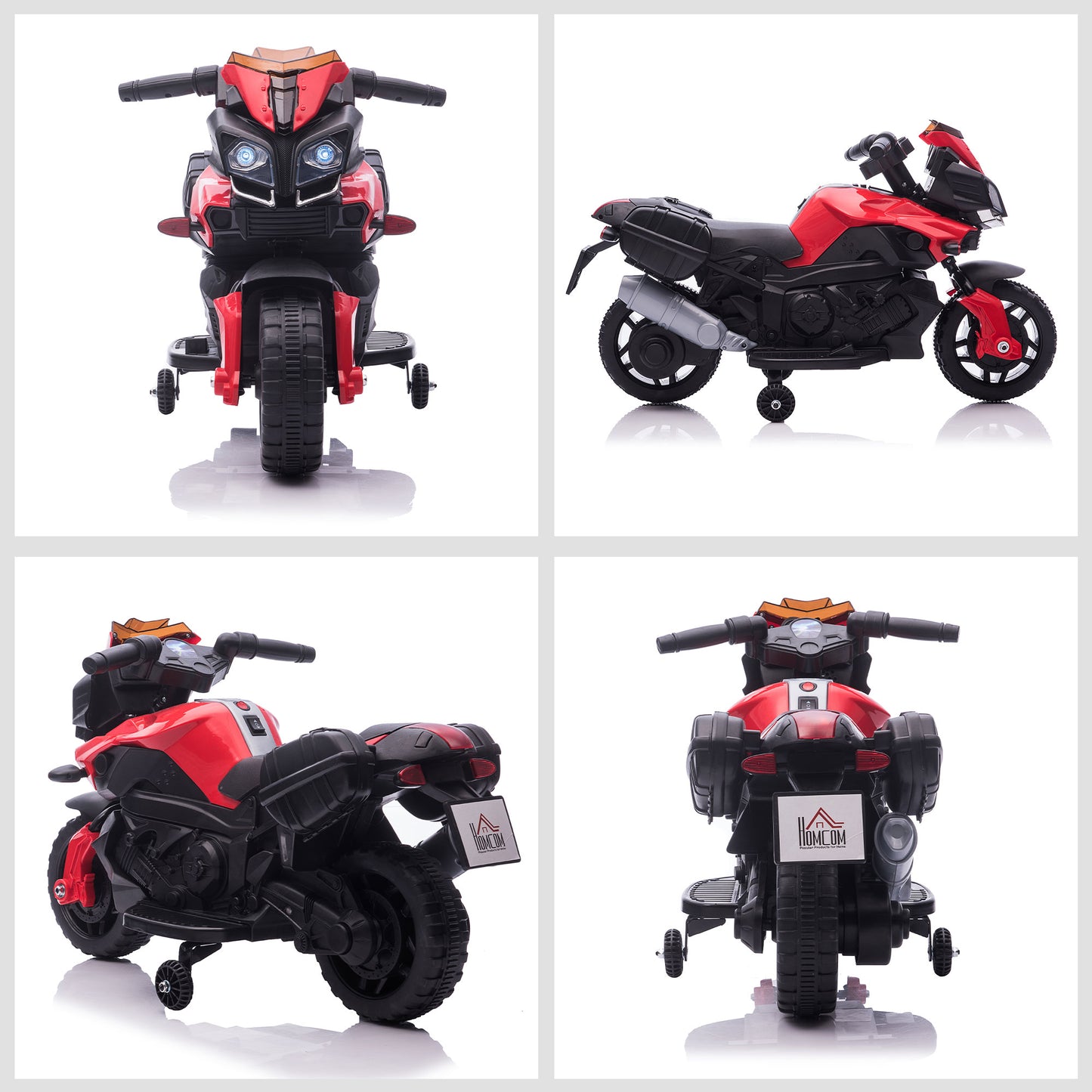 Kids 6V Electric Motorcycle Ride-On Toy Battery 18 - 48 months Red