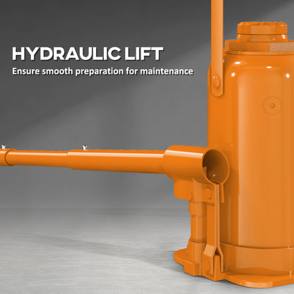 12 Tonne Hydraulic Bottle Jack, 19-37 cm Car Jack Lift, Orange