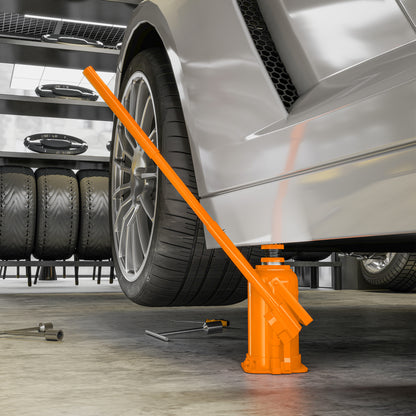 12 Tonne Hydraulic Bottle Jack, 19-37 cm Car Jack Lift, Orange