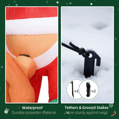 Blow Up Hanging Christmas Decoration with Built-in LED Lights