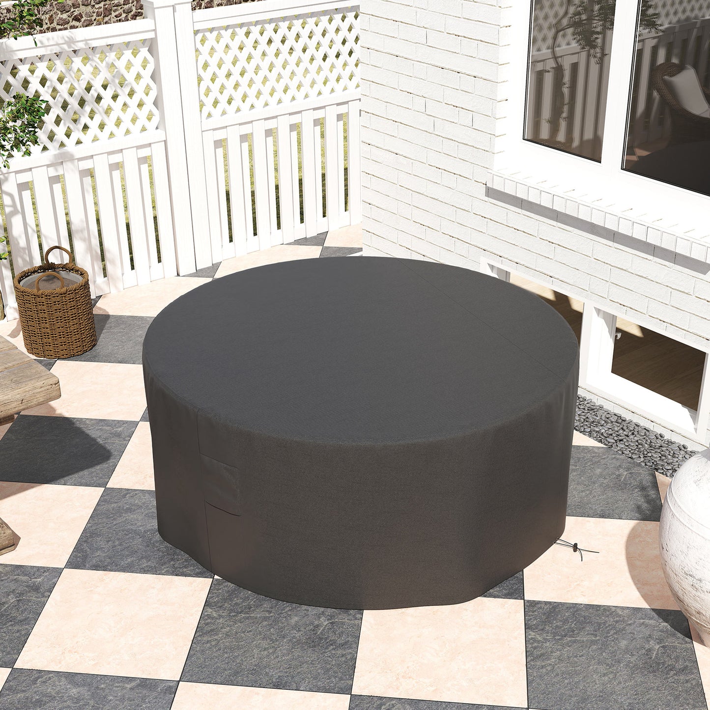 Large Outdoor Set Round Cover Garden Furniture Waterproof