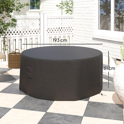 Large Outdoor Set Round Cover Garden Furniture Waterproof
