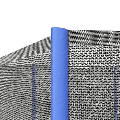 10ft Trampoline Net Replacement Safety Net with Zipped Door, Blue