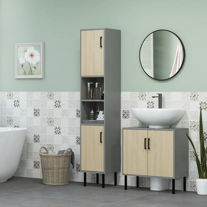 Bathroom Sink Cabinet, Under Sink Basin Storage Cupboard with Shelf