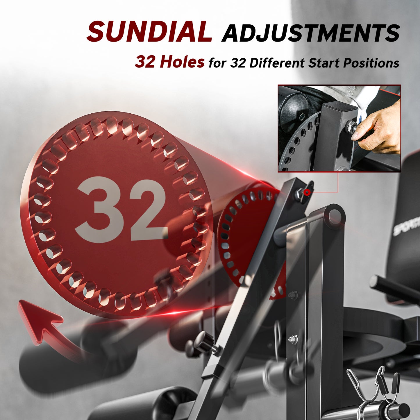 Adjustable Calf Raise Machine for Leg Extension and Curl Machine
