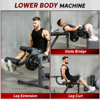 Adjustable Calf Raise Machine for Leg Extension and Curl Machine