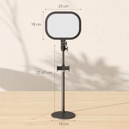 Bedside Table Lamp with 5 Colour Modes & 10 Brightness Levels, Black
