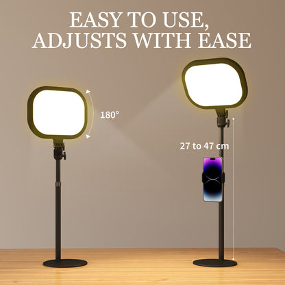 Bedside Table Lamp with 5 Colour Modes & 10 Brightness Levels, Black