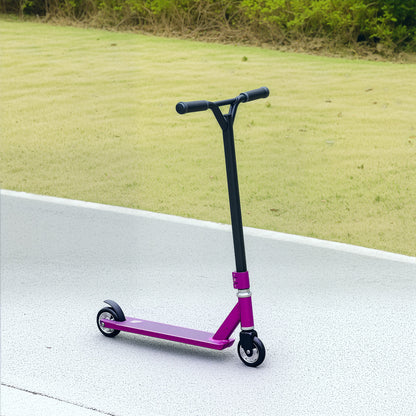 Stunt Scooter Entry Level Tricks Scooter for 14+ Beginners, Purple
