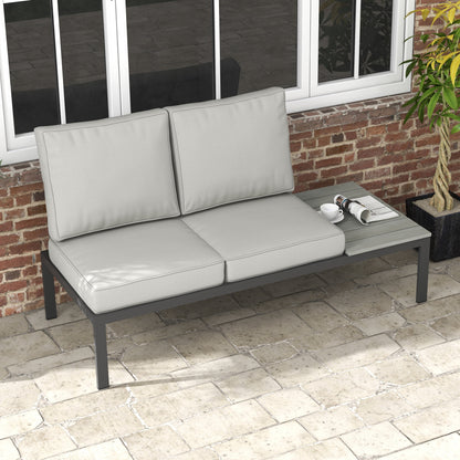 3-Piece Back and Seat Cushion Pillows Replacement, Patio Chair Cushions Set for Indoor Outdoor, Grey