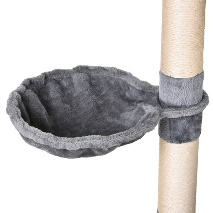 Cat Tree for Indoor Cats Condo Tower Multi-level Height 150CM Kittens Activity Stand House with Toys & Various Scratching Posts