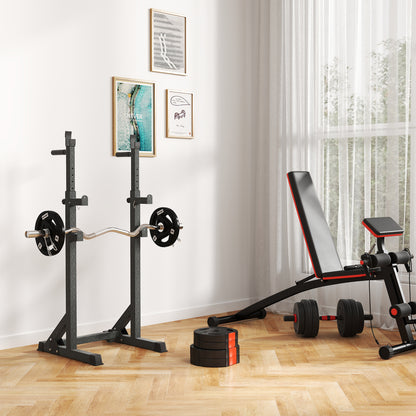 Olympic Weight Plates Set for Home Gym, 2 x 5kg, 2 x 2.5kg, Black