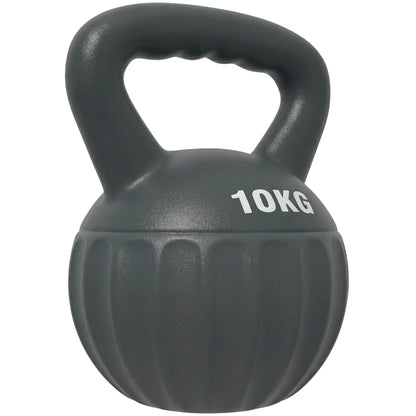 Kettlebell with Non-Slip Handle 10 kg Grey