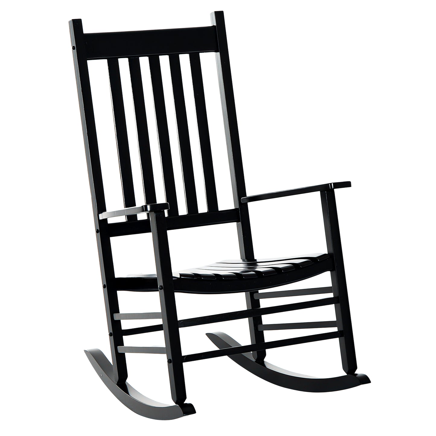 Wooden Garden Rocking Chair Outdoor Furniture Deck Armchair Patio Swing