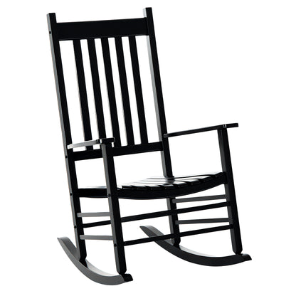 Wooden Garden Rocking Chair Outdoor Furniture Deck Armchair Patio Swing