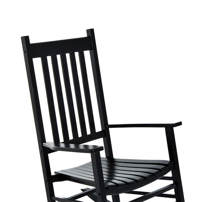 Wooden Garden Rocking Chair Outdoor Furniture Deck Armchair Patio Swing