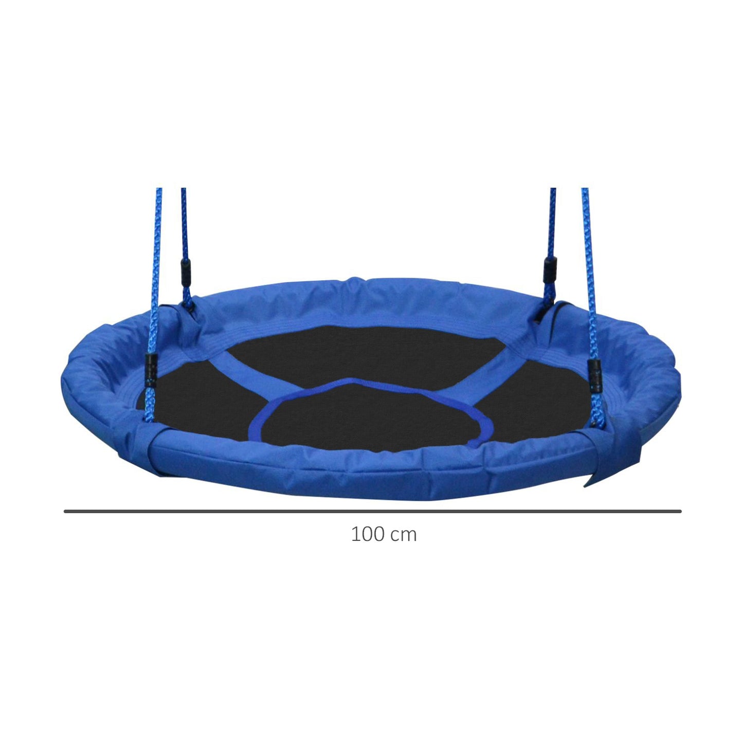 Round Swing Kids Game Spin Rope Playground Steel φ100cm Playroom