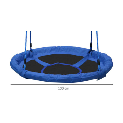 Round Swing Kids Game Spin Rope Playground Steel φ100cm Playroom