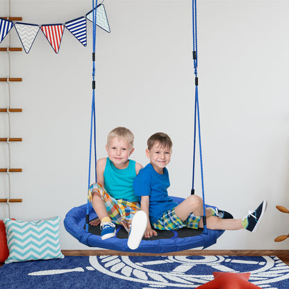 Round Swing Kids Game Spin Rope Playground Steel φ100cm Playroom