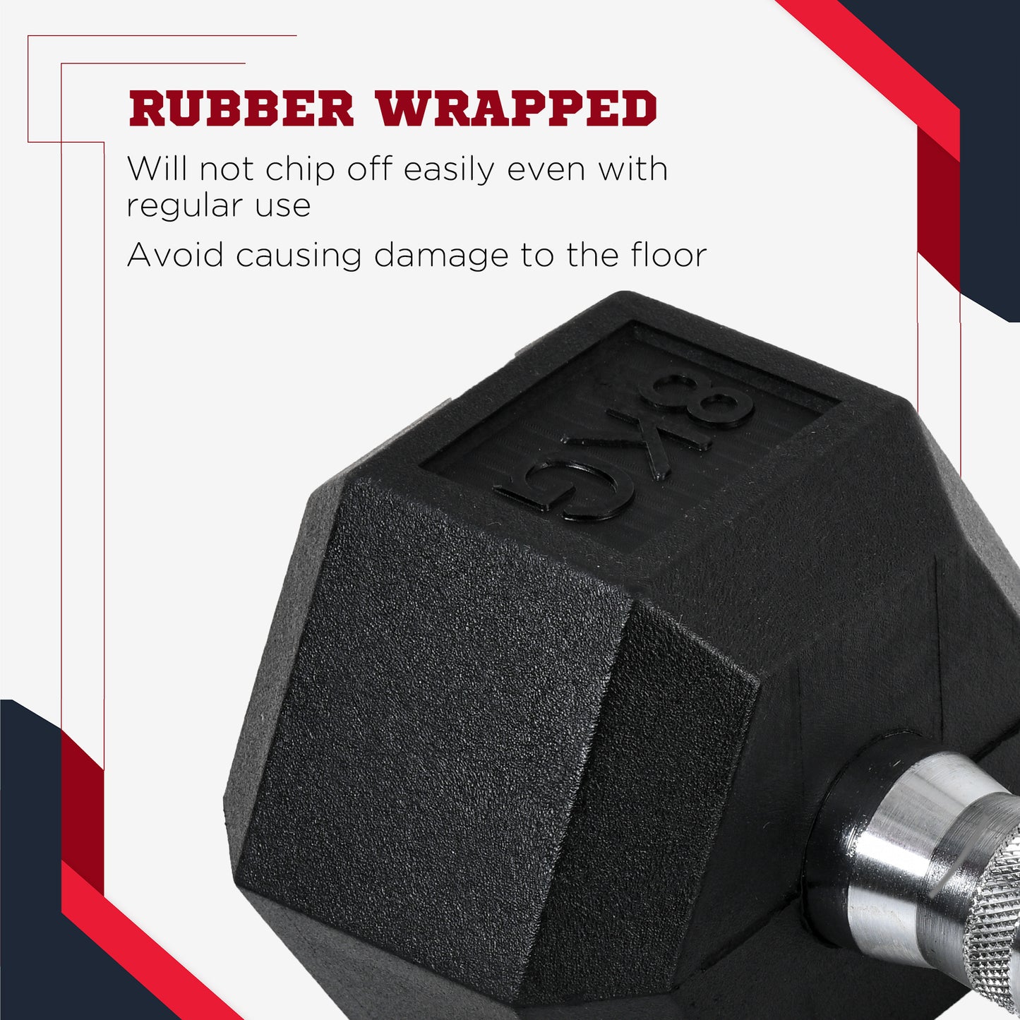 Rubber Dumbbell