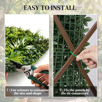Grass Wall Panels, Greenery Backdrop Panels, Green