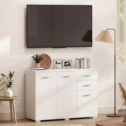 Modern Sideboard Kitchen Storage Cabinet, White