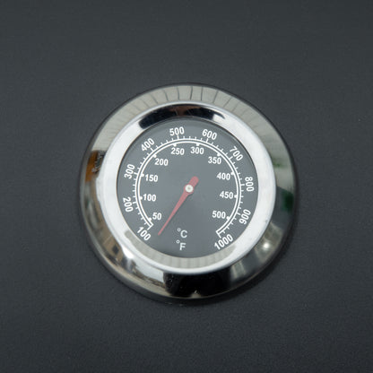 Portable Tabletop Gas BBQ Grill Barbecue w/ 2 Burner Lid Thermometer