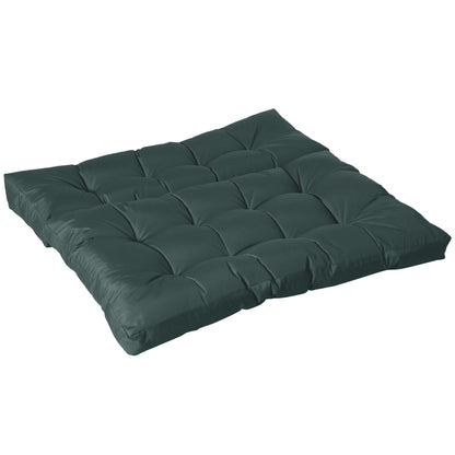 2Pcs Tufted Pallet Cushions Seat Pad Back Cushion Indoor Outdoor